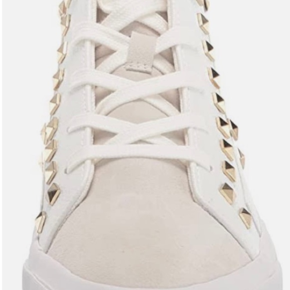 Jessica Simpson studded white high tops🤍 NEVER WORN (actual pictures included) - Picture 4 of 7